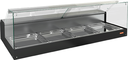 Настольная холодильная витрина HICOLD VRS 4 SN