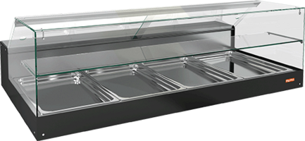 Настольная холодильная витрина HICOLD VRS 4 GN S
